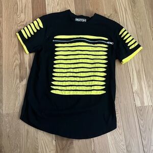 Switch Remarkable Zipper Razor Cut Skate Shirt Size M